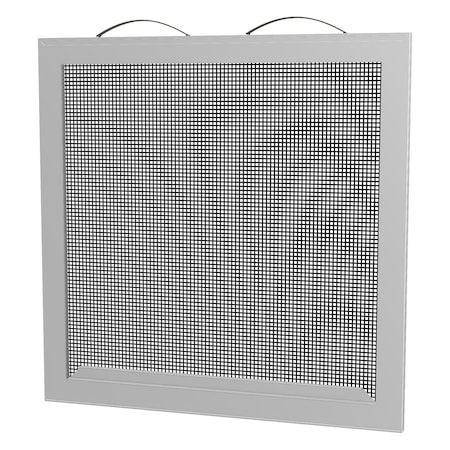 Ritescreen 2 in W x 66 in H Slider Glider Window Screen, SL1, UltraVue Mesh, White SL1-C01-MSUV-L00-H66-W2